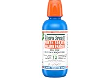 TheraBreath Fresh Breath Oral Rinse - Icy Mint | Fights Bad Breath | Certified Vegan, Gluten-Free, & Kosher | 473ml