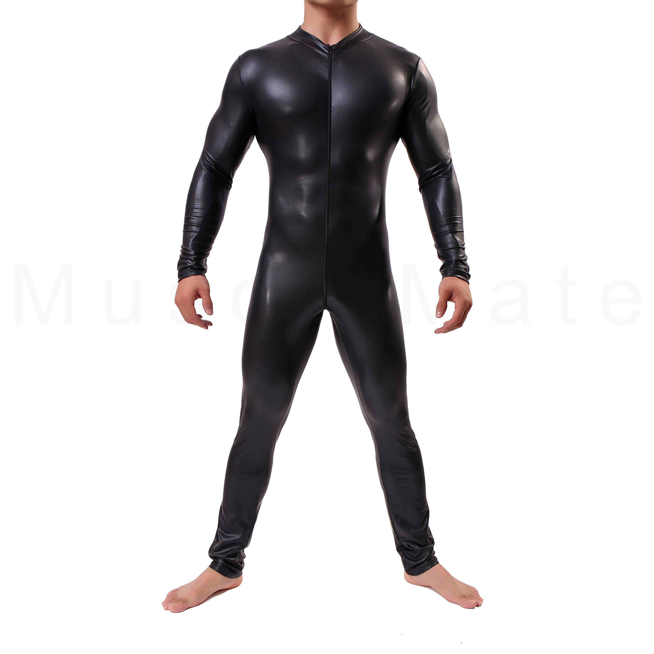 MuscleMate UltraHot Men's Compression Bodysuit, Men Wrestling Suit, Hot