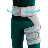 UYU ESENCE Hip Brace for Women & Men, Sciatica Pain Relief Devices,Adjustable Hamstring,Thigh,Groin Compression Sleeve for Sciatica Nerve Relief,Hip Flexor Compression Wrap,Sciatic Nerve Brace