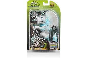 WowWee Untamed Dire Wolf by Fingerlings – Blizzard (White and Blue) – Interactive Collectible Toy – By WowWee
