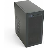 Zalman CUBIX Compact Micro-ATX MATX Mini ITX PC Case with 80mm Fan, Black | Heavy-Duty 0.8T Steel, Fits ATX Power Supply, USB 3.0, 1x 80mm Fan, ITX DTX SFF SFX HTPC Small Form Factor Computer Chassis