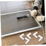 Homoyoyo 10pcs Plastic Window Screen Repair Corner Brackets 90-Degree Internal view 3
