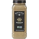 Watkins Gourmet Spice, Organic Garlic Powder, 22.0 oz. Bottle, 1 Count (21808)