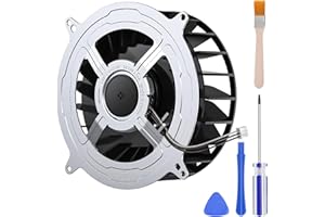 LPLUZIYYDS Internal CPU Cooling Fan Replacement for Sony PlayStation 5 PS5 23 Blades 12V 2.15A Silence cooler Fan CFI-1015A/B CFI-12047GA-12M-WB-01 KSB1212HGG4E with Opening Tool