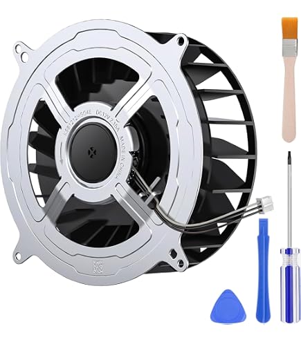 PS5 Internal CPU Cooling Fan Replacement - 23 Blade Fan For Sony PlayStation 5 CFI-1000/1100 Series