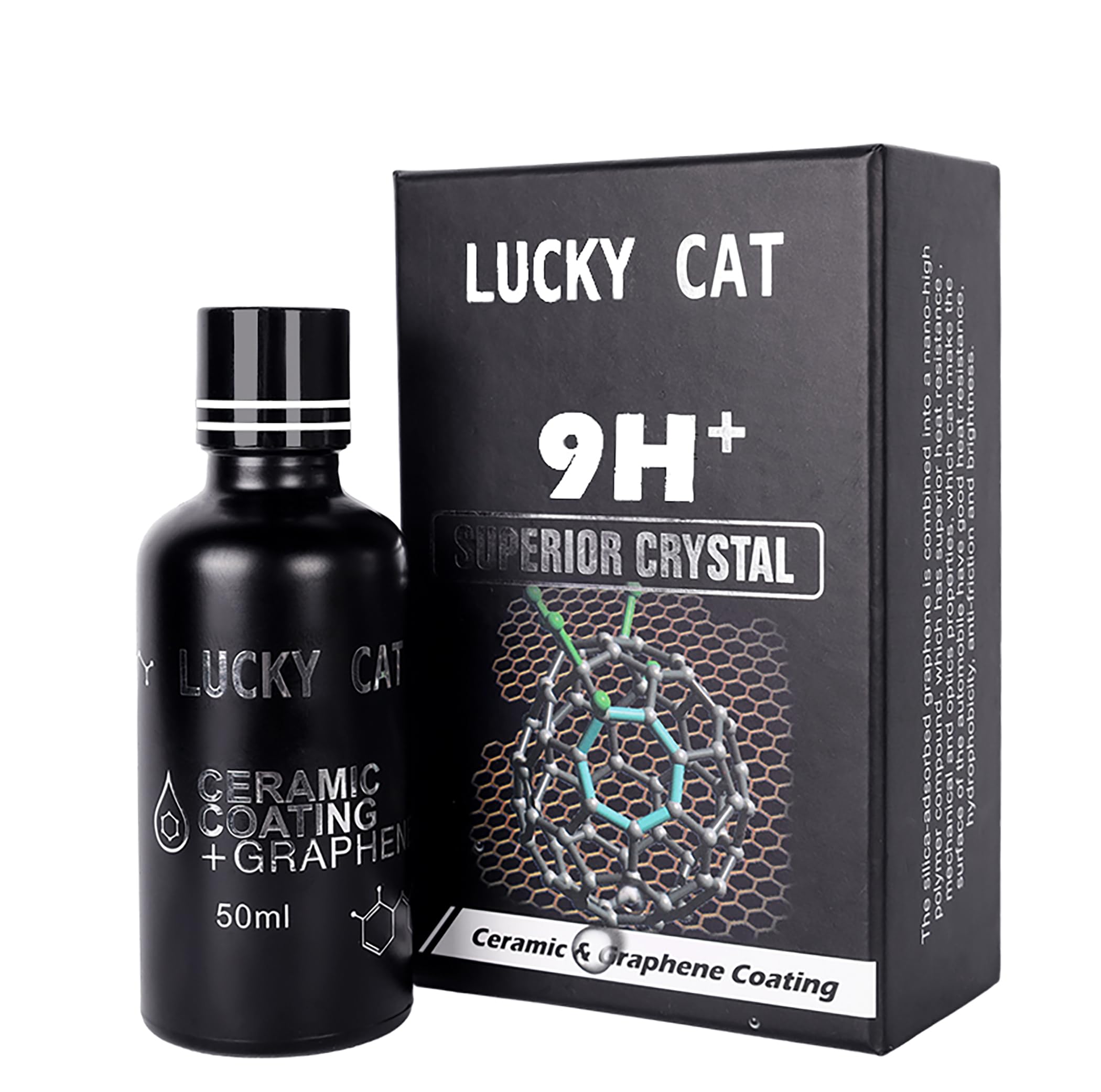 2020 High Gloss 9H+ Nano Ceramic Coating Car kit,Anti-Scratch Super Hydrophobic Liquid Pro Premium Ceramic Cating Car Polish Paint Sealant Protection-50ml