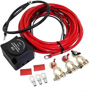 Isolateur Batterie Double 140A 12V - Kit Relais Tension ABS