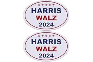 EEDSEE 2 Pack Harris Walz 2024 Magnets Kamala Harris Waltz 2024 Magnets Vinyl Coat of Arms Auto Bumper Magnet Stickers Fade Proof Waterproof Outdoor Indoor