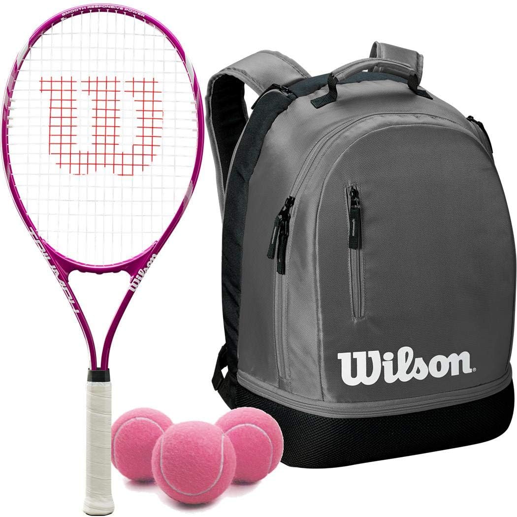 pink wilson tennis bag