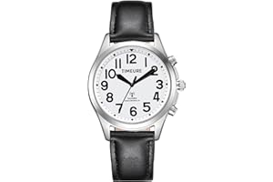 TIMEURE Talking Watch for Women with Expansion Band, Speaks Time,Week and Date,Set The Time Itself, Practical Present for Blind, Senior,or Visually impaired People