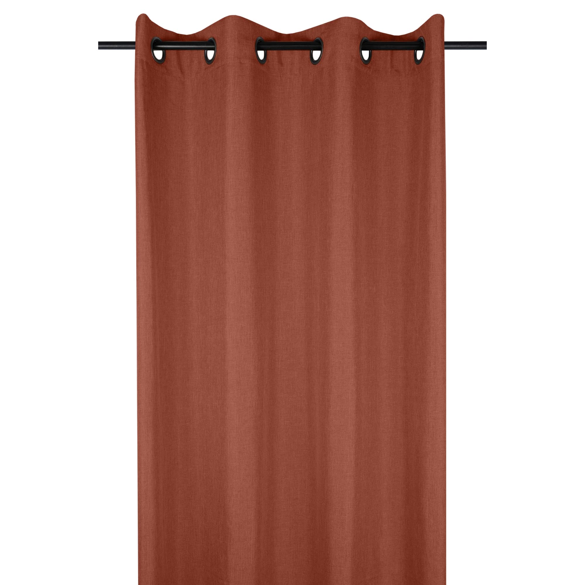 Stof Lovely Casa Bea Terracotta Curtain 140 x 260 cm 100% Polyester