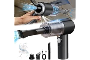 Yeahitch 2 in 1 Portable Car Vacuum Cleane, 120W Handheld Car Vacuum Cleaner Powerful Suction Small Car Vacuum Cleaner Mini Dusts Buster with USB Vacuum Cleaner for Home Women Gifts