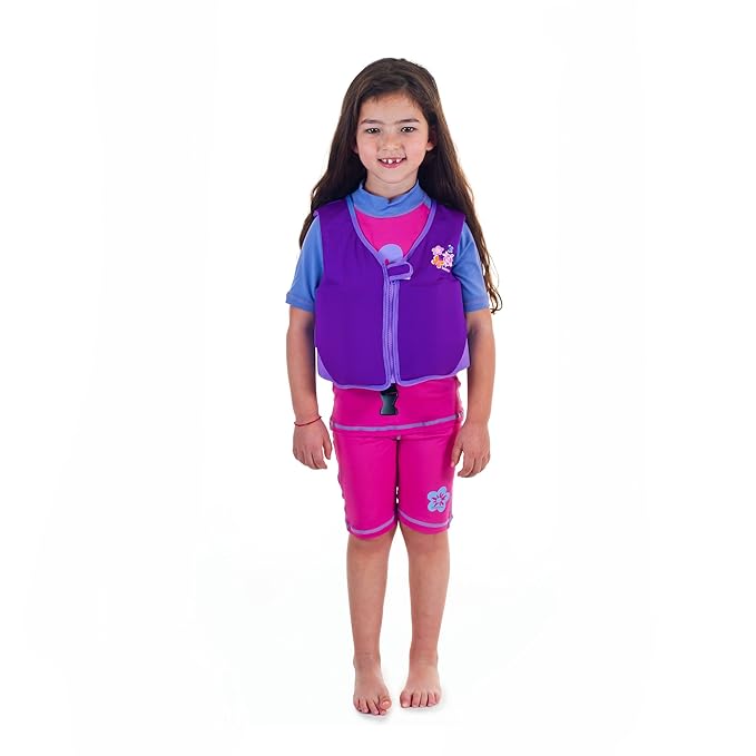 Girls swim vest LearntoSwim Flotation Jackets size Large kids age 67.5 years old