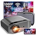 5G WiFi Bluetooth Projector, Artlii Energon 2 Outdoor Projector Support 4K, 340 ANSI Lumen 250" Display, Keystone&Zoom, Full 