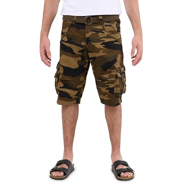 Camo Cargo Shorts Men X Ray Men's 12.5" Inseam Cargo Shorts In Navy Camo Size 40 Xray Cargo Shorts For Men-830111