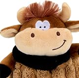 Petface Farmyard Buddies Chunky Cow Plush Dog Toy view 7