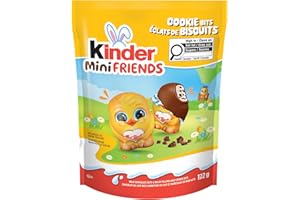 KINDER® CHOCOLATE® Mini Friends, Milk Chocolate with a Milky Filling and Cookie Bits, Easter Chocolate Confection for Sharing