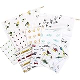 hiorie(ヒオリエ) ガーゼタオル ハンドタオル 9枚セット 男の子3柄 プチ6柄 日本製 泉州タオル