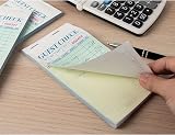 Juvale 10 Pack Restaurant Server Note Pads Carbon Copy Guest Checks Waiter 500 view 3
