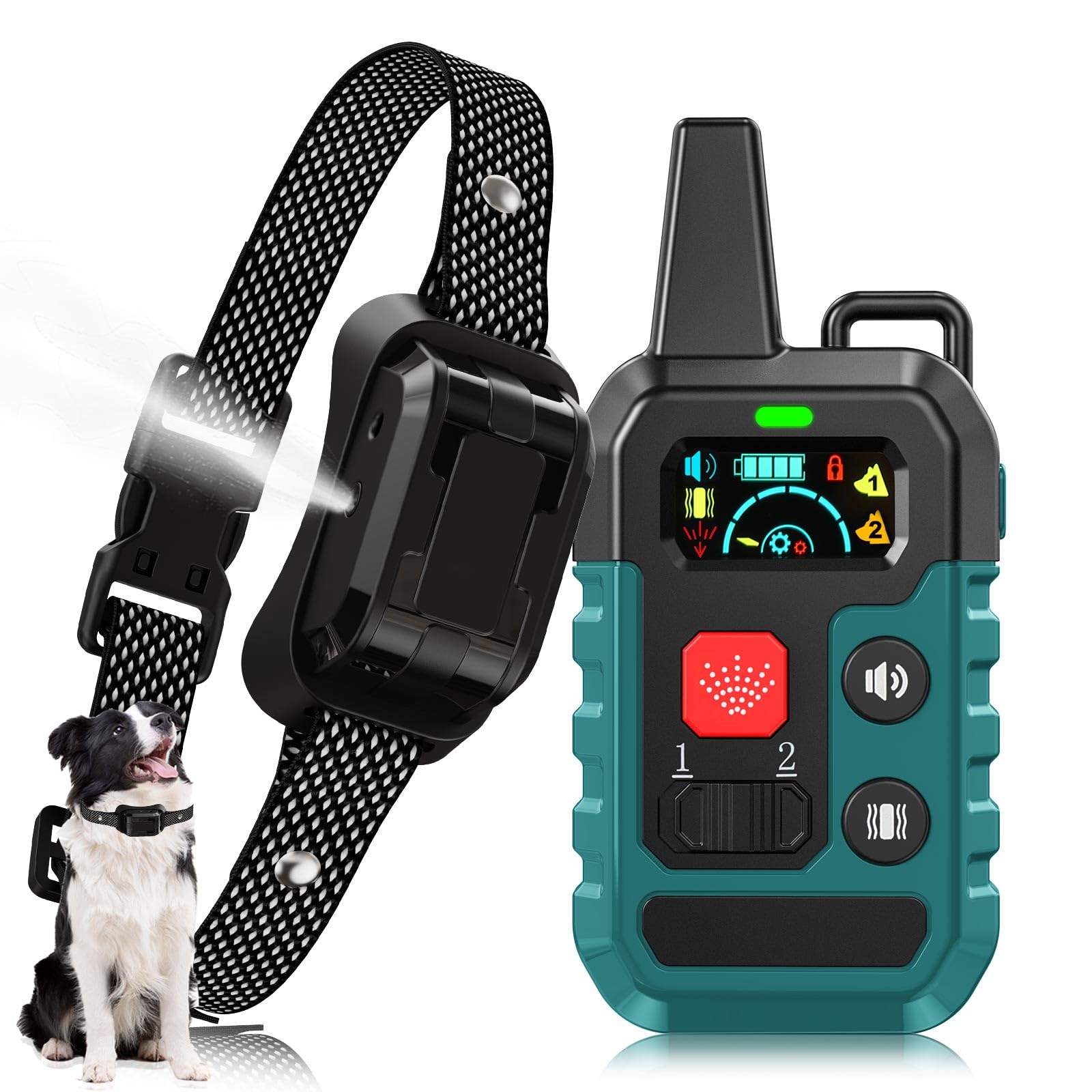 Photo 1 of Citronella Training Collar for Dog [No Refill] Spray Dog Training Collar with Beep/Vibration/Spray 4 Mode & 6 Adjustable Sensitivities Bark Collar, IPX7 Waterproof Safer Bark Collar for L/M/S
