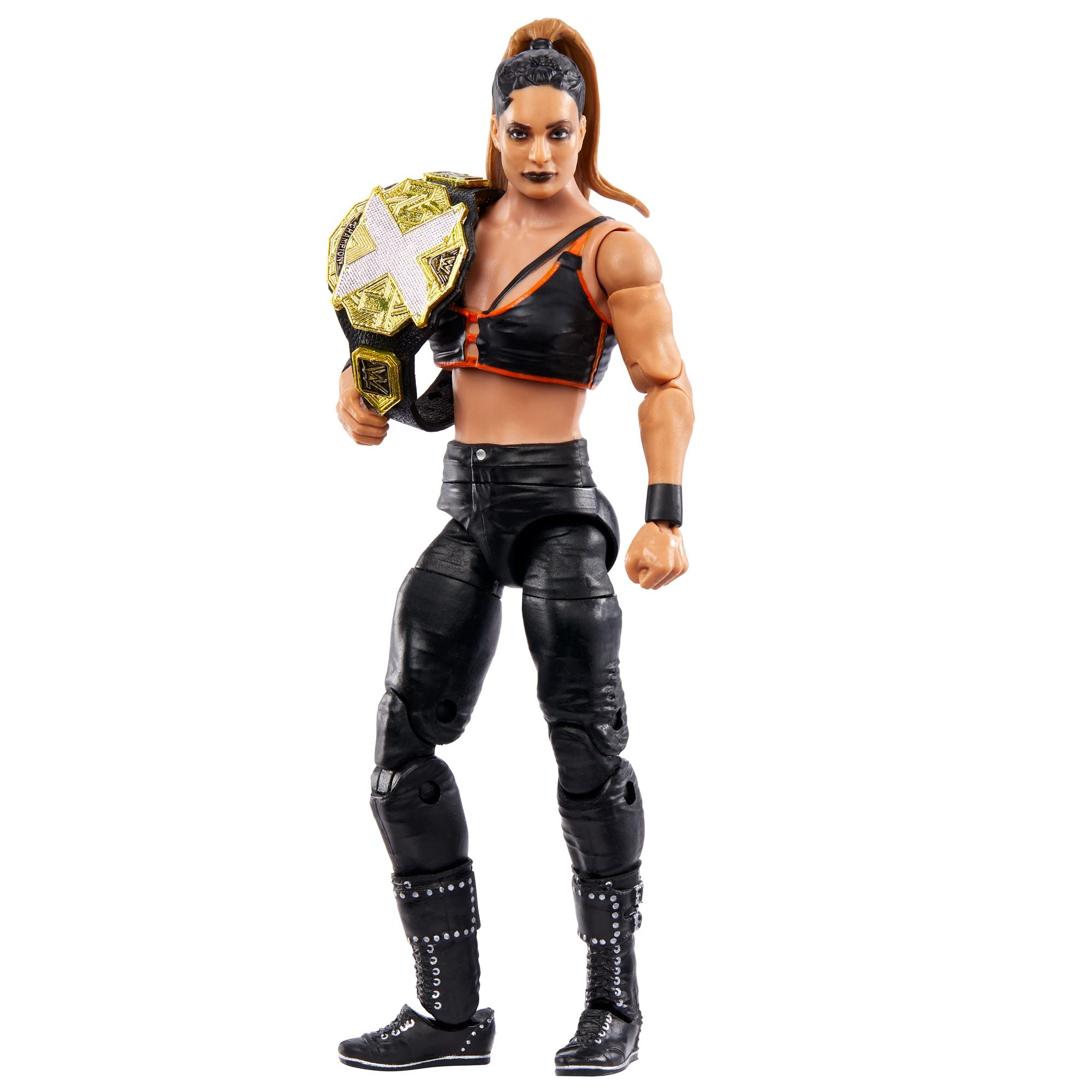 WWE Doudrop Elite Collection Action Figure 15 Cm - Superstar Posabile Con Accessori, TrueFX, Mani Intercambiabili, Regalo Per Fan Dagli 8 Anni