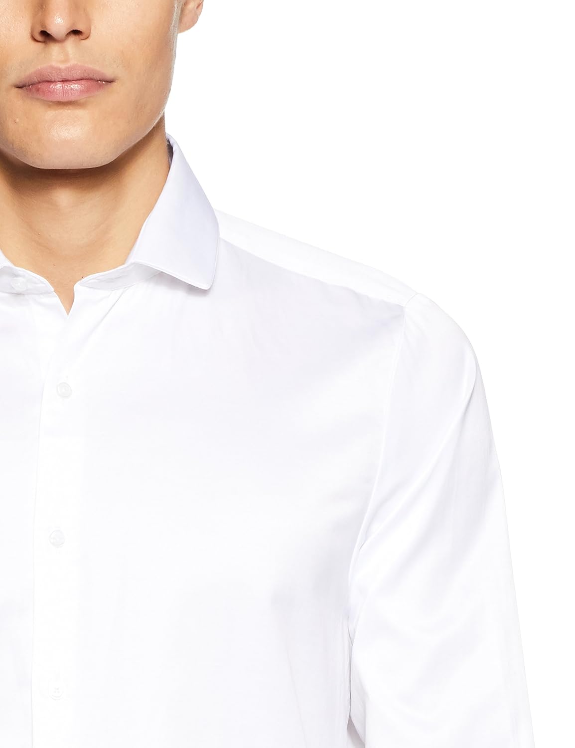 diverse men's solid regular fit cotton formal shirt