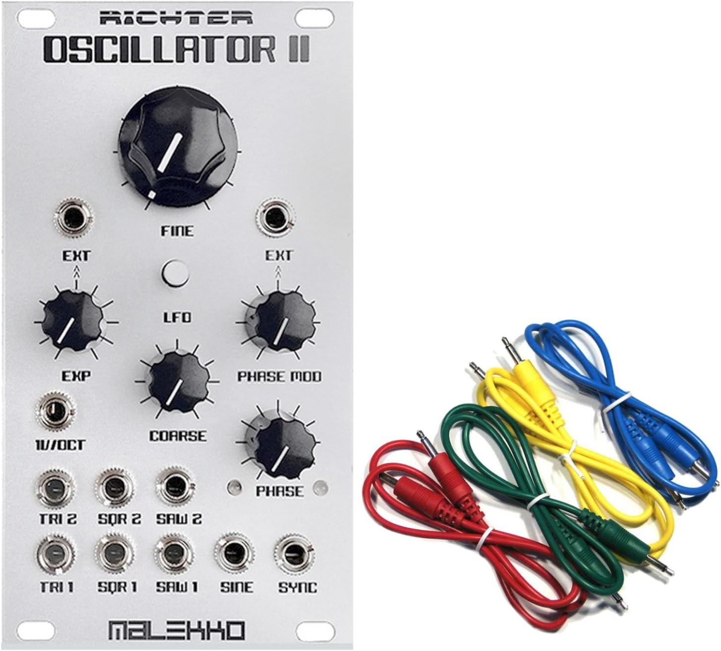 Malekko Heavy Industry Richter Oscillator II Eurorack Modular w/ 4 Cables