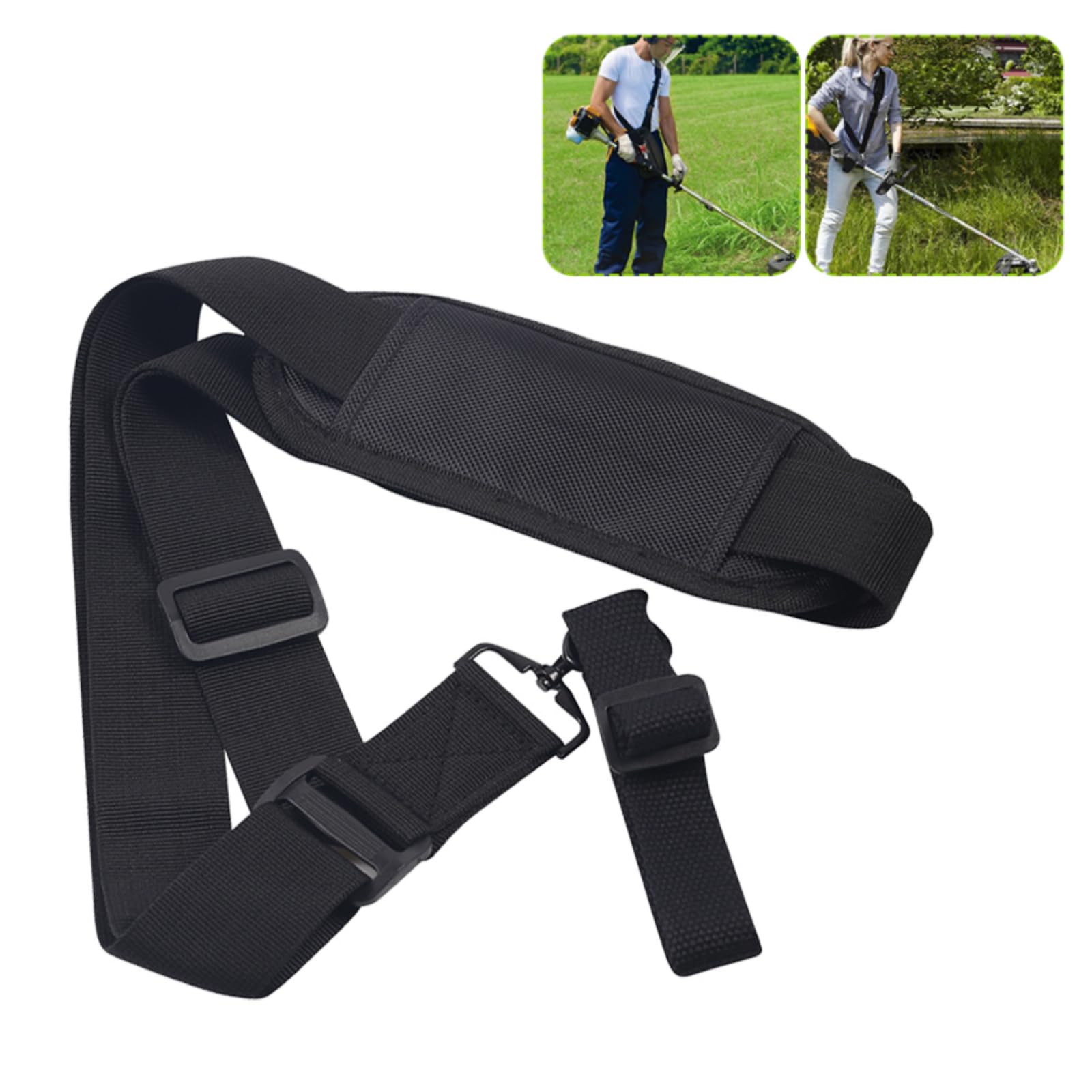 Strimmer Harness - Strimmer Shoulder Strap With Padded - Grass Strimmer Belt Compatible with Most Grass Trimmer