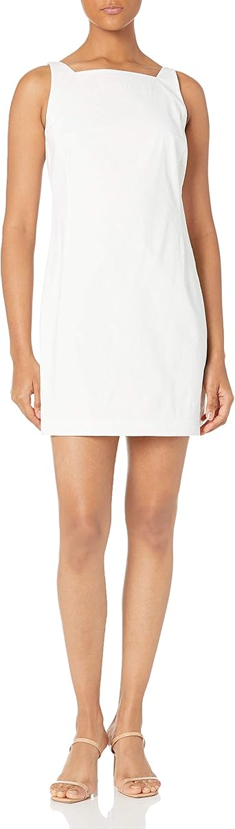 theory white linen dress