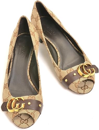 Amazon グッチ Gucci シューズ35 1 2 パンプス Gg 22 5cm キャンバス ブラウン 35 1 2 Us35 5 レディース 中古 Gucci グッチ スニーカー