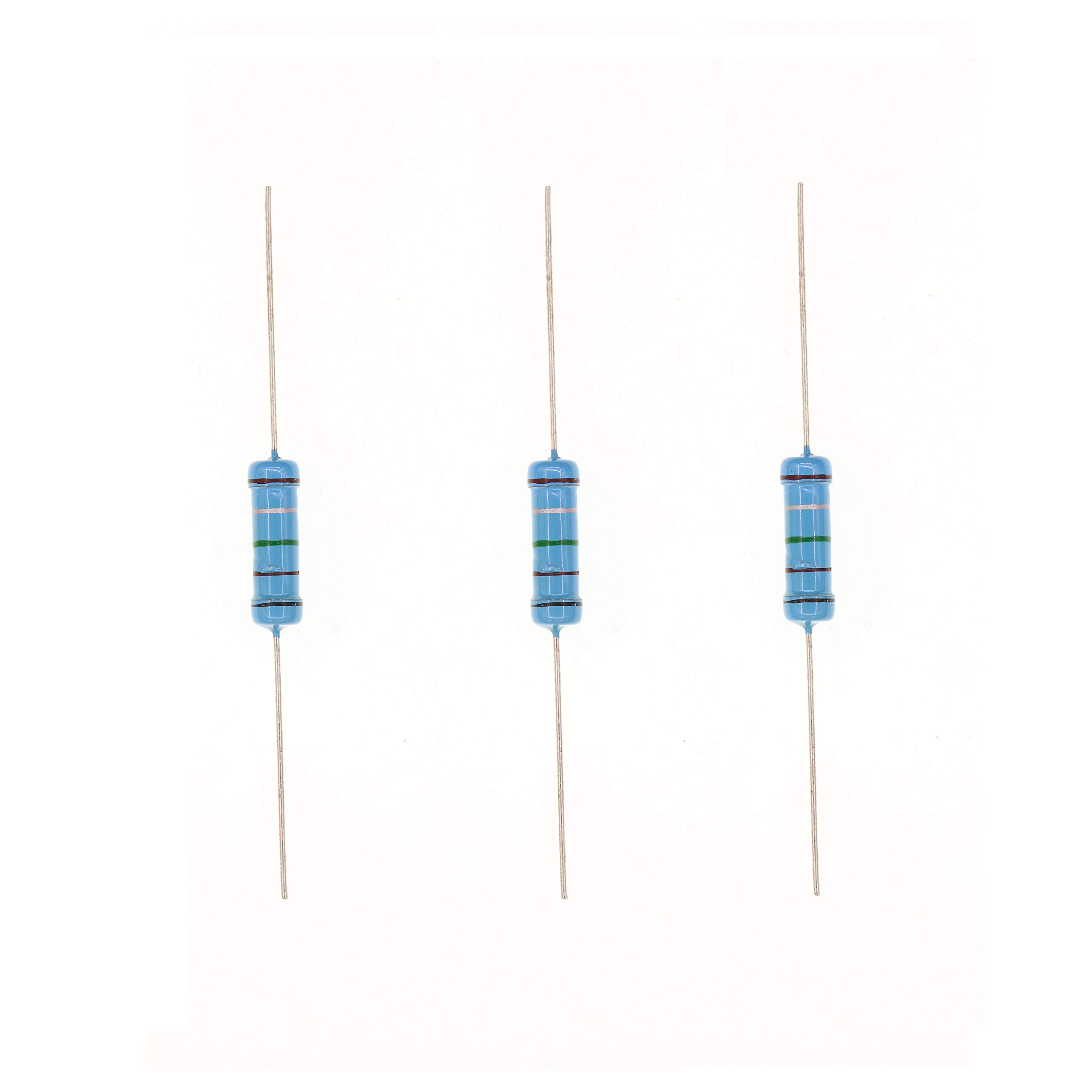 HUABAN 50PCS 2 Watts 2W 0R15 0.15 Ohm 1% Metal Film Resistor