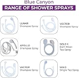 Blue Canyon Vector Double Tap Shower Attachment White ~1.2m view 9