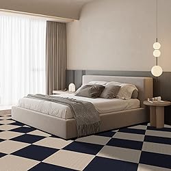 CUCOS Carpet Tiles Peel and Stick, Squares Carpet
