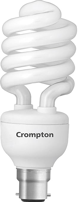 Crompton B22 CFL25DFSPRL65-H-BO 25-Watt Spiral CFL Lamp (Cool Day Light)