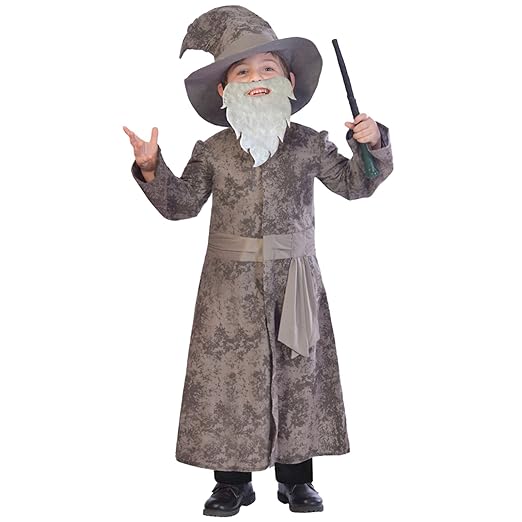 Amscan Weiser Zauberer - Gandalf Dumbledore Kostüm Kinder Jungen