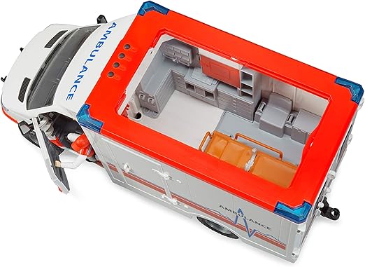 bruder mb sprinter ambulance with driver