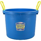 Fortiflex Multi Purpose Storage Bucket for Dogs/Cats and Horses, 40-Quart, Blue