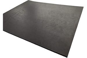 VA LIPSKII LEATHER 9 oz Precut Leather Square, Full-Grain Tooling Leather Pre-Cut Pieces for Knife Sheaths, Holsters, Covers and Other Leathercraft. (Black, 8x10 inch (20x25cm.))