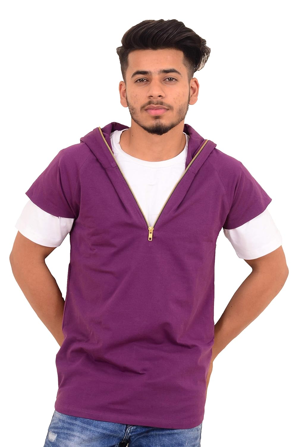 shirt and hoodie combination