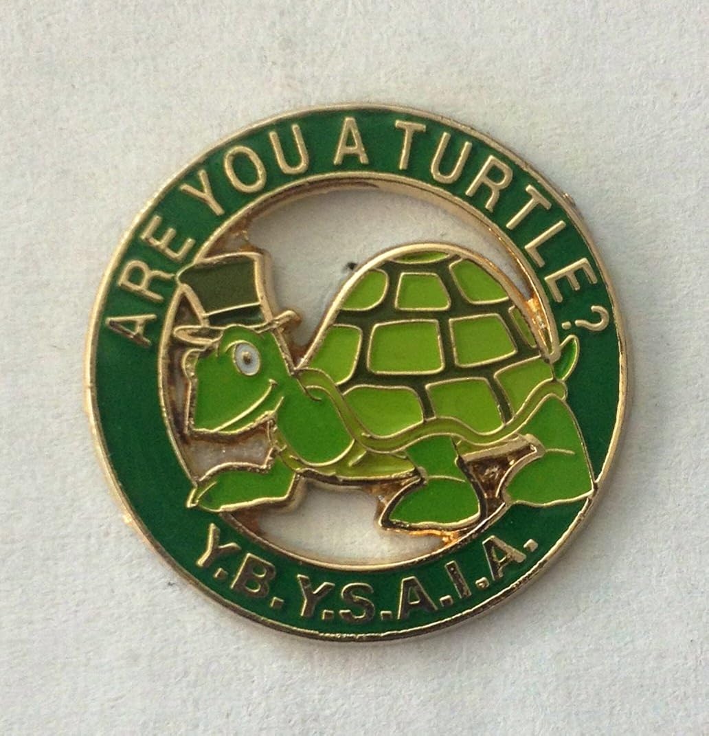 1" Turtle Cutout Lapel Pin Clothing