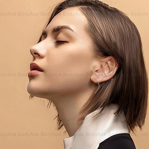 BodyAce 14G 16G 18G 20G Piercing Taper, Stainless Steel Threadless  Insertion Pin Screw On Assistant Tool, Curv