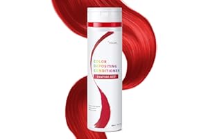 BELEZALIB Color Depositing Conditioner, Semi Permanent Hair Color - In-Shower, Prevent Fading & Refresh Color, Free of Damaging Chemicals, 7 Fl Oz, Red