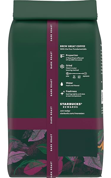 STARBUCKS WHOLE COFFEE BEANS, DARK ROAST HOT OR ICED COFFEE, SINGLE-ORIGIN SUMATRA, 12 OZ