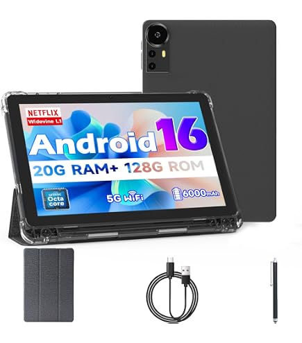 Amazon.com : Android 15 Tablet 10.1 Inch, 16GB RAM 128GB ROM, Octa
