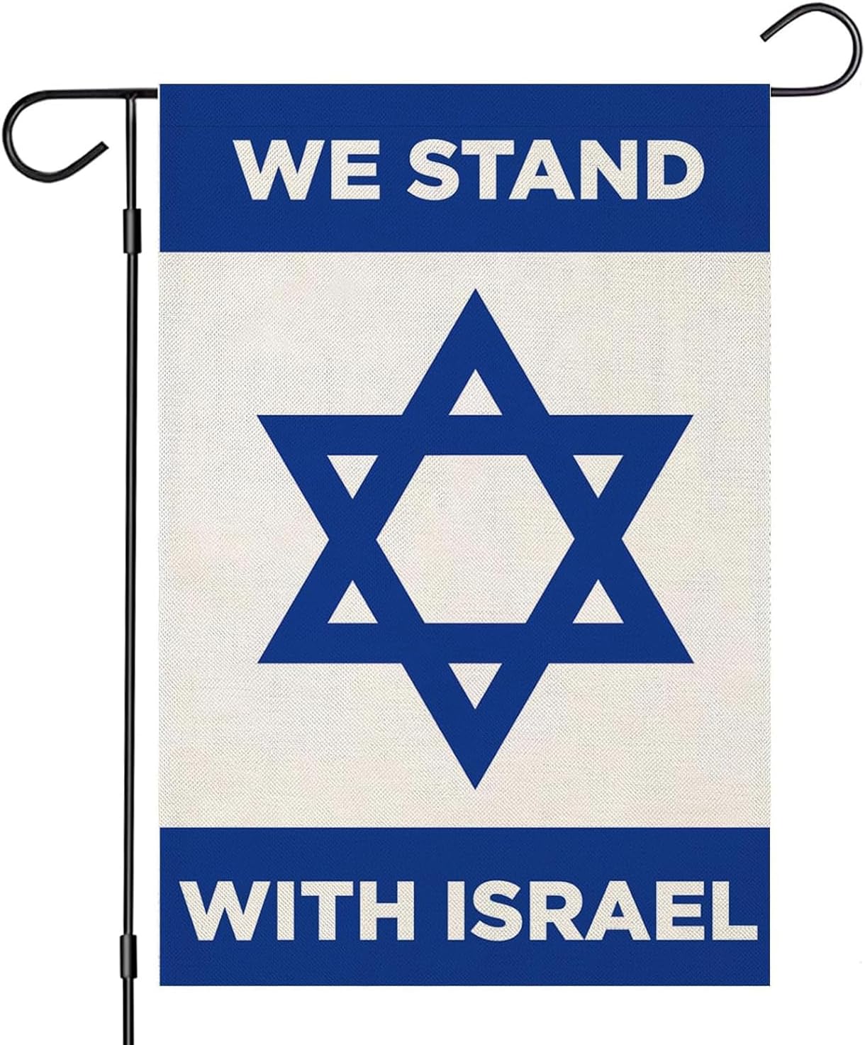 Flags - Israel Garden Flag 12×18 in, Israeli Garden Flag - Outdoor Israeli National Flag Small Yard Flag, Pray for Israel Friendship US House Farmhouse Outdoor Jewish Decoraion Gift Banner