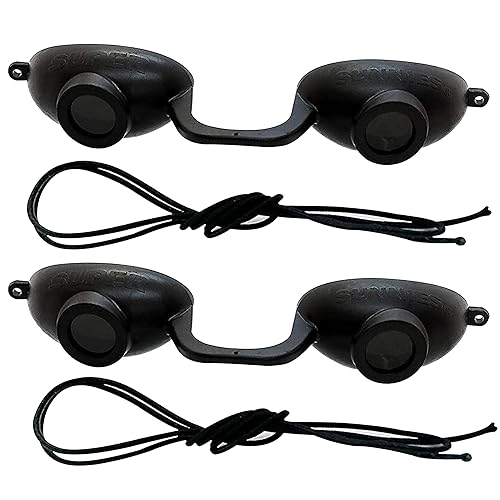 Super Sunnies Flex UV Eye Protection, FDA Compliant Tanning Bed