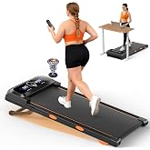 Walking Pad Treadmill with 15% Auto Incline 12-Level, Under Desk Treadmill for Home 450 lbs Capacity, Walking Pad with Incline, RGB UI Screen, Bluetooth Speaker &amp; APP, 3.5HP Quiet Desk Treadmills