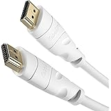 KabelDirekt 20m white High Speed HDMI Cablecompatible with HDMI 2.0a/b, 2.0, 1.4a (Ultra HD, 4K, 3D, Full HD, 1080p, HDR, ARC, Highspeed with Ethernet) - TOP Series