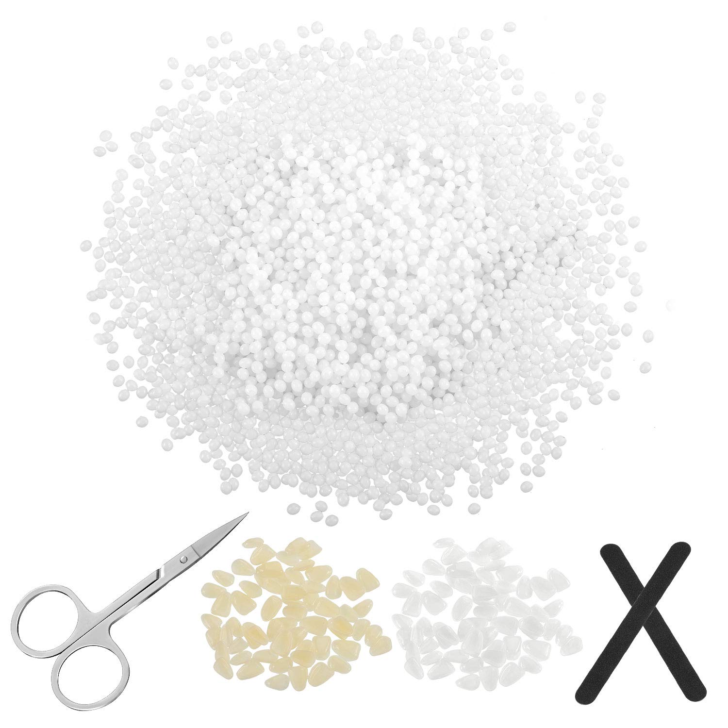 Temporary Tooth Repair Kit, 3.53oz Tooth Filling Thermal Beads, Temporary Veneer Tooth Replacements with Files and Scissors for Filling Fixing the Missing and Broken Tooth : Beauty