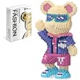 MEIGESI Bear Building Blocks (2500PCS) | 500% Bear Display Model | Micro 3D Animal Building Blocks | Fluorescence Design for Adults & Kids | Idea for Home & Office Decor | CZ7726